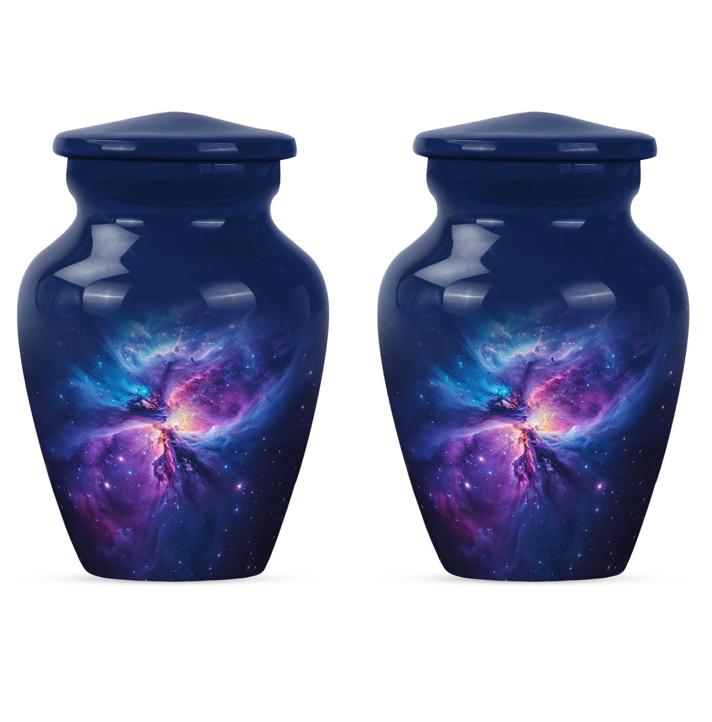 10-inch Galaxy Urn, classic cremation medium urn 