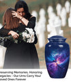 10-inch Galaxy Urn, classic cremation medium urn 