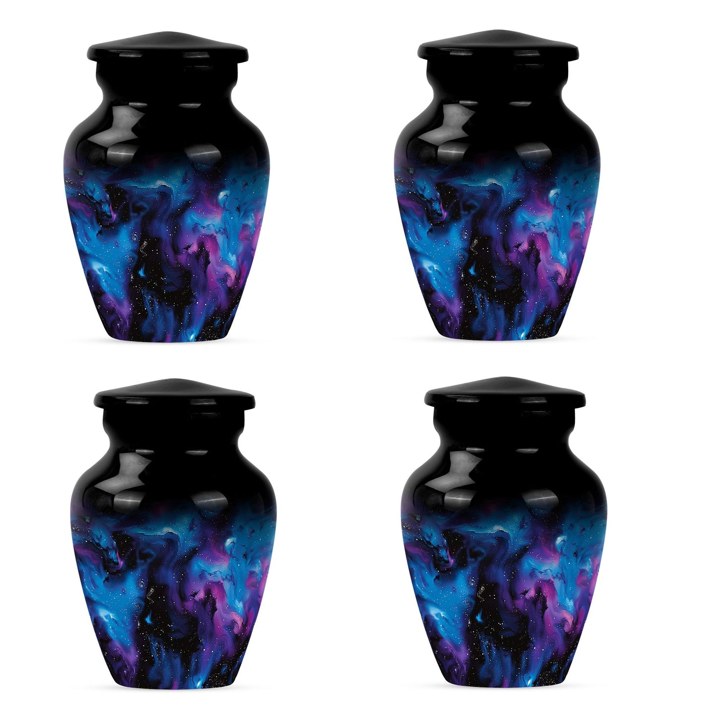 Personalized Galaxy Cremation Urn for Mom - 10-inch, 200 cu in - Yatskia