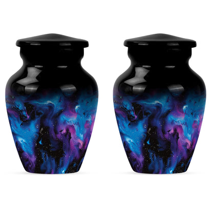 Personalized Galaxy Cremation Urn for Mom - 10-inch, 200 cu in - Yatskia