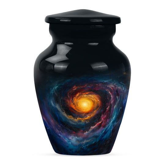 Personalized Galaxy Memorial Urn for Mom - 10-inch, 200 cu in - Yatskia