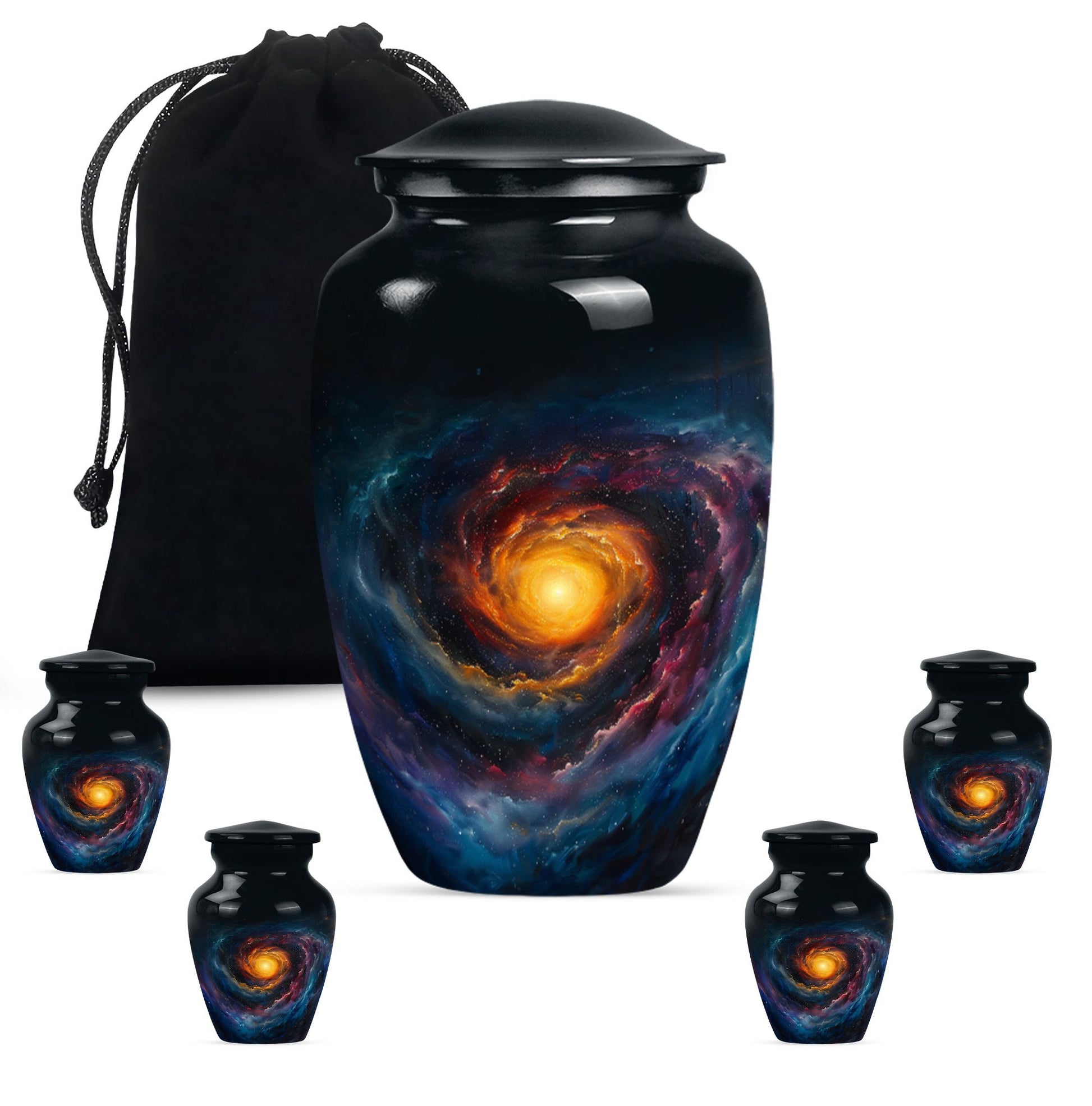 Cosmos Memorial Ashes Urn For Mom And Dad - Vast Space Urn For Funeral