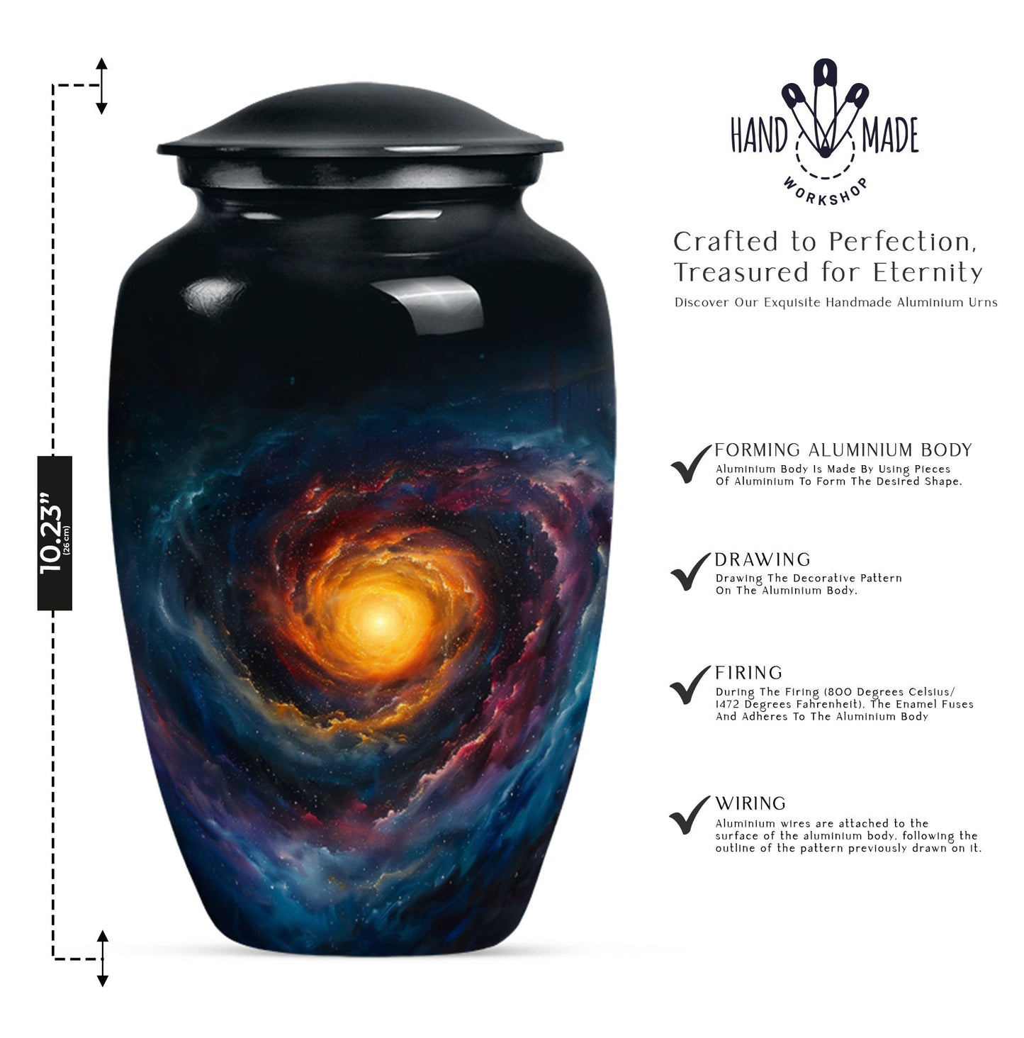 Galaxy Urn for adult ashes