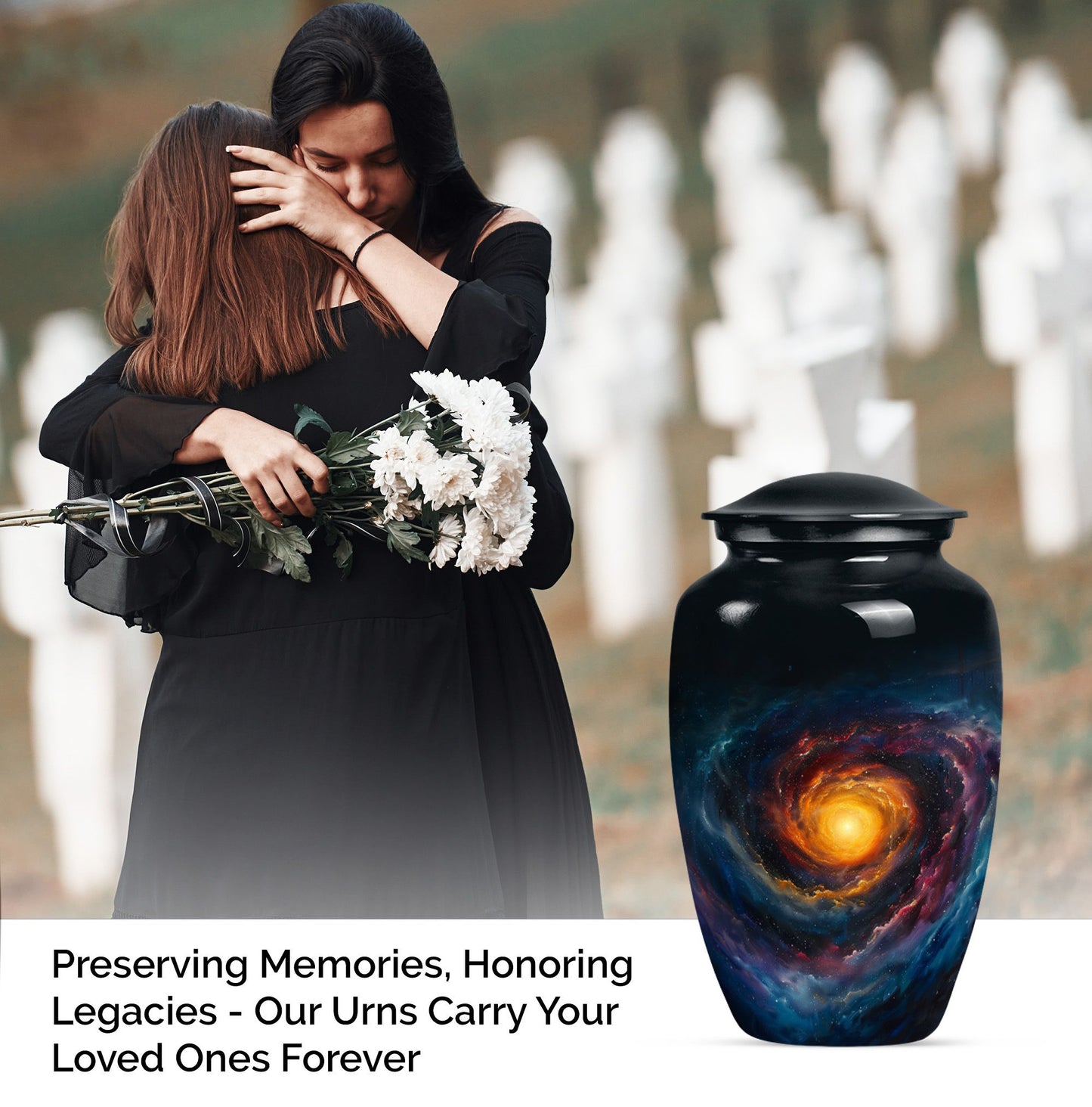 Galaxy Urn for adult ashes