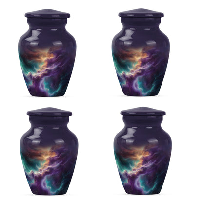 Personalized Galaxy Cremation Urn for Men & Women - 10-inch, 200 cu in - Yatskia