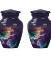 Galaxy Abstract Urn For Funeral - Abstract Space Urn For Adult Human Ashes