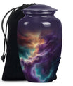 Galaxy Abstract Urn For Funeral - Abstract Space Urn For Adult Human Ashes