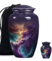 Galaxy Abstract Urn For Funeral - Abstract Space Urn For Adult Human Ashes
