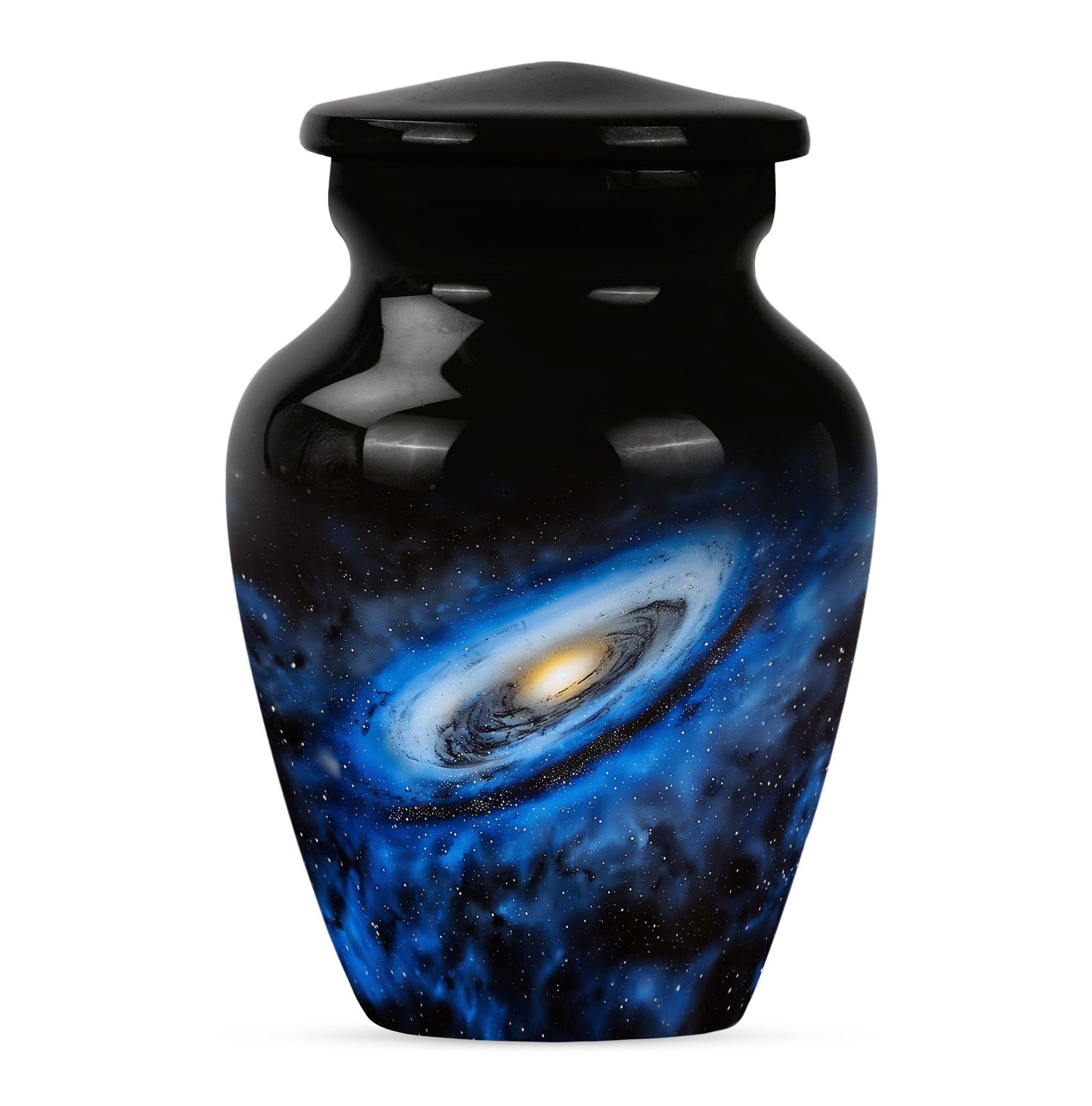 Galaxy Memorial Ashes Urn For Funeral - Artistic Galaxy Cremation Urn