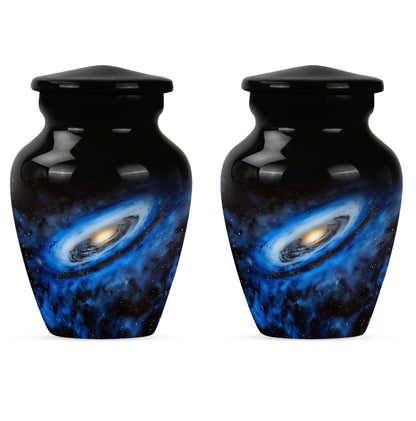 Personalized Galaxy Cremation Urn for Human Ashes - 10-inch, 200 cu in - Yatskia