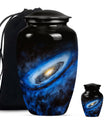 Galaxy Memorial Ashes Urn For Funeral - Artistic Galaxy Cremation Urn