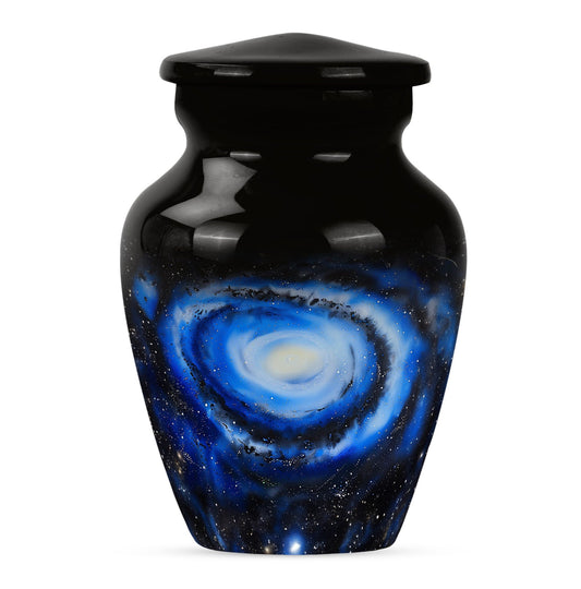 Personalized Galaxy Cremation Urn for Human Ashes - 10-inch, 200 cu in - Yatskia