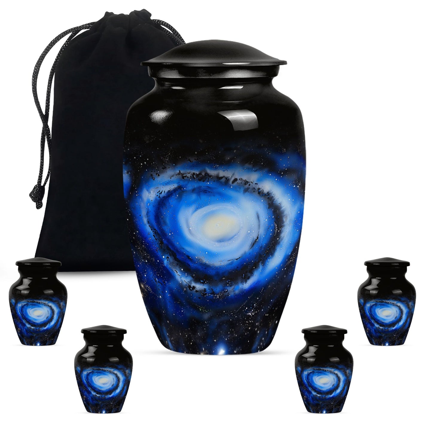 10-inch Classic Galaxy Urn made of Aluminium.