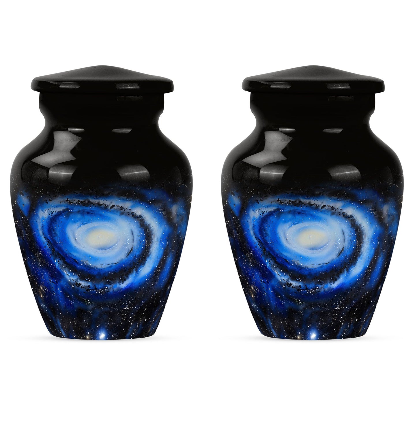 10-inch Classic Galaxy Urn made of Aluminium.
