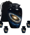 10-inch Classic Galaxy Urn, an abstract cremation large urn.