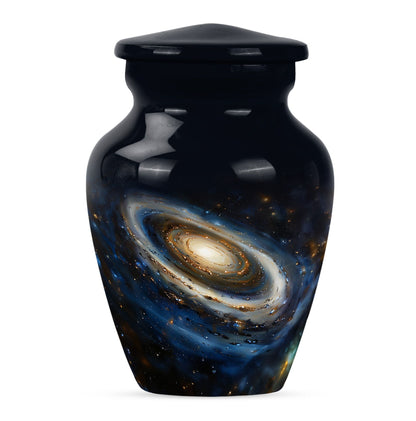 10-inch Classic Galaxy Urn, an abstract cremation large urn.