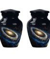 10-inch Classic Galaxy Urn, an abstract cremation large urn.