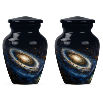 10-inch Classic Galaxy Urn, an abstract cremation large urn.