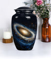 10-inch Classic Galaxy Urn, an abstract cremation large urn.
