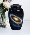 10-inch Classic Galaxy Urn, an abstract cremation large urn.