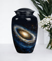 10-inch Classic Galaxy Urn, an abstract cremation large urn.