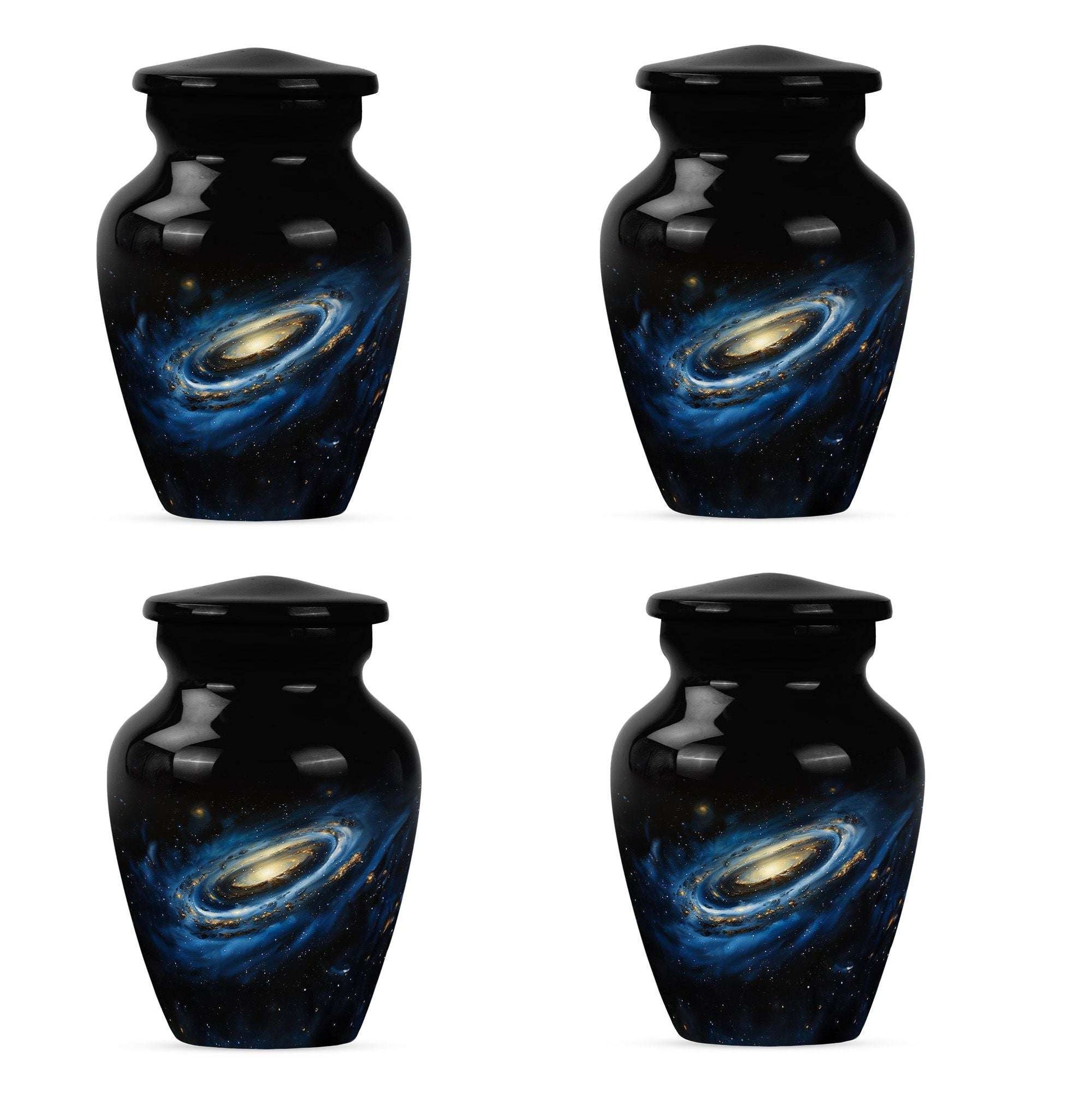 Milky Way Galaxy Funeral Urns For Ashes - Outer Space Memorial Urn