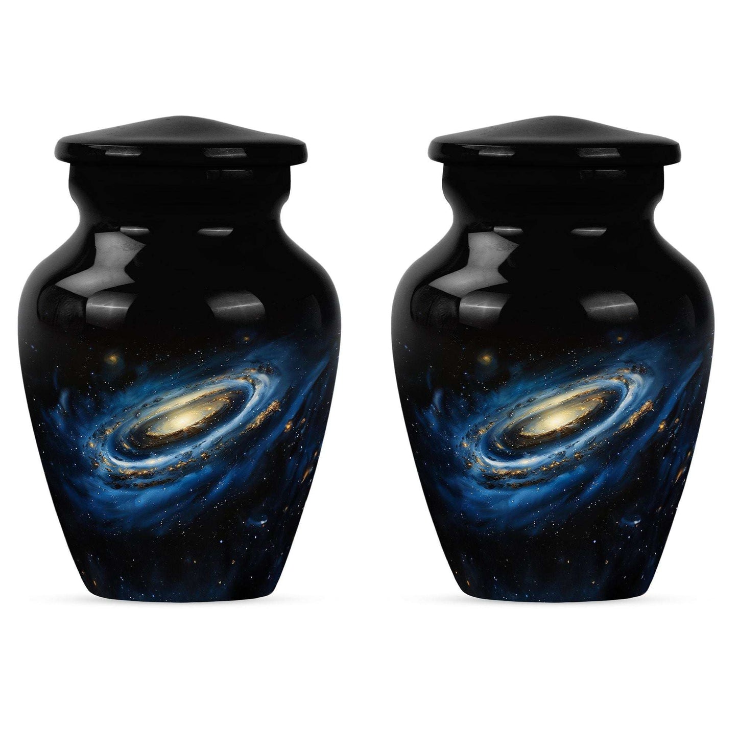Milky Way Galaxy Funeral Urns For Ashes - Outer Space Memorial Urn