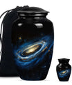 Milky Way Galaxy Funeral Urns For Ashes - Outer Space Memorial Urn