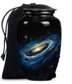 Milky Way Galaxy Funeral Urns For Ashes - Outer Space Memorial Urn