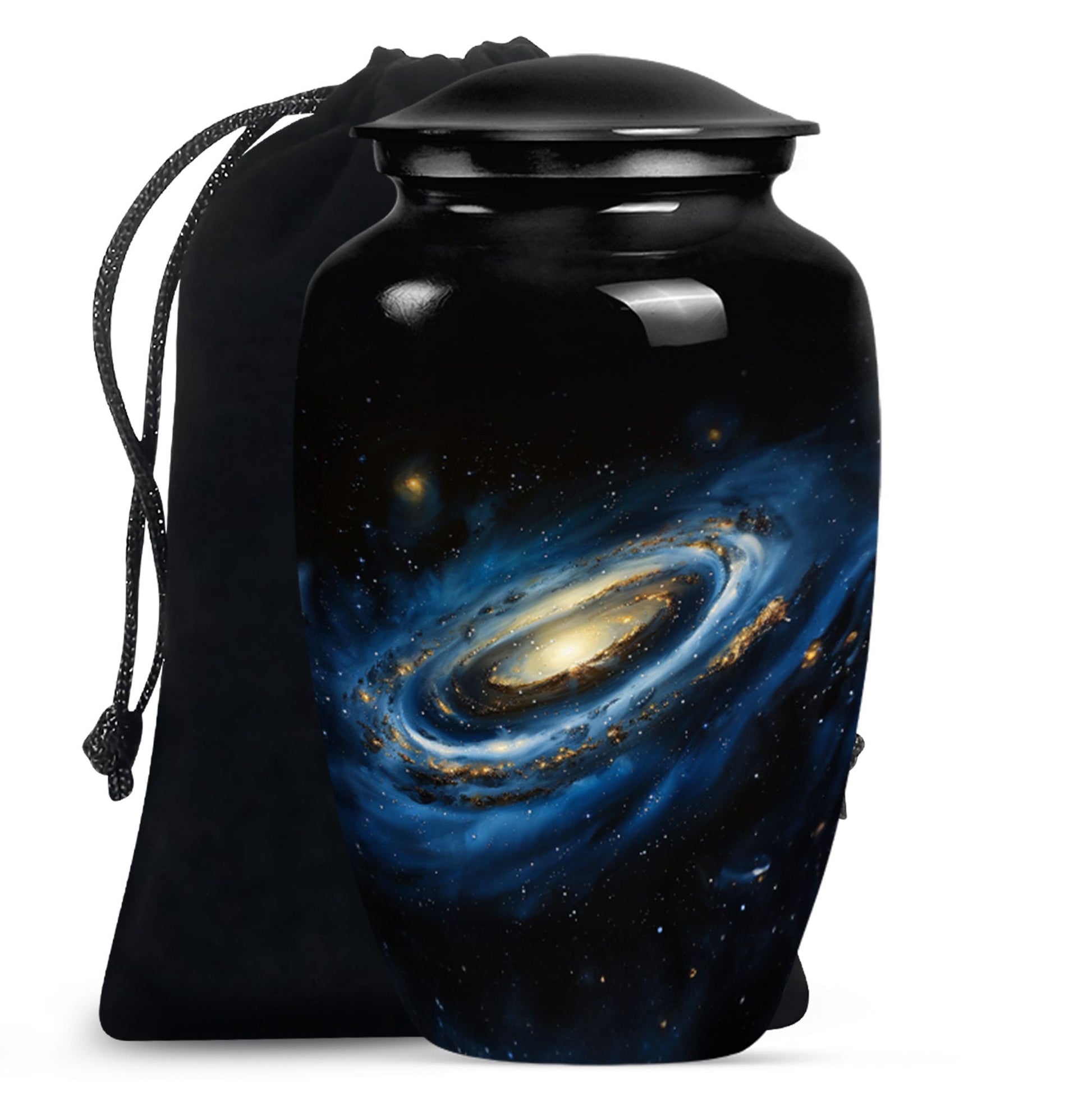 Milky Way Galaxy Funeral Urns For Ashes - Outer Space Memorial Urn