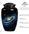 10 inch Galaxy Urn for adult ashes.