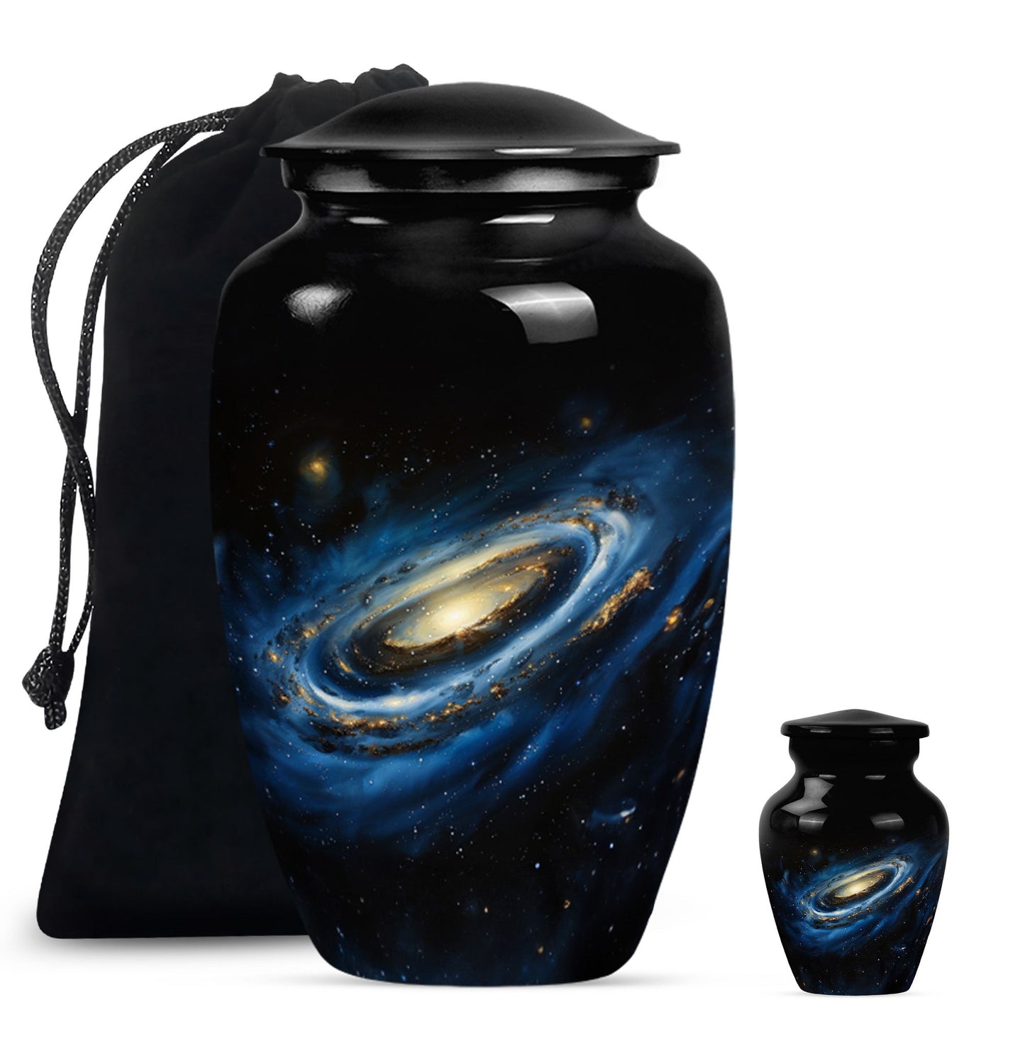 10 inch Galaxy Urn for adult ashes.