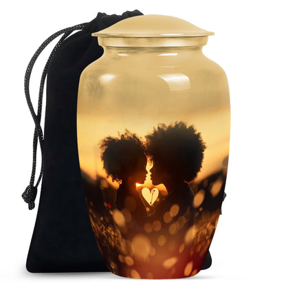 mother love Urn, classic burial urn for adult female
