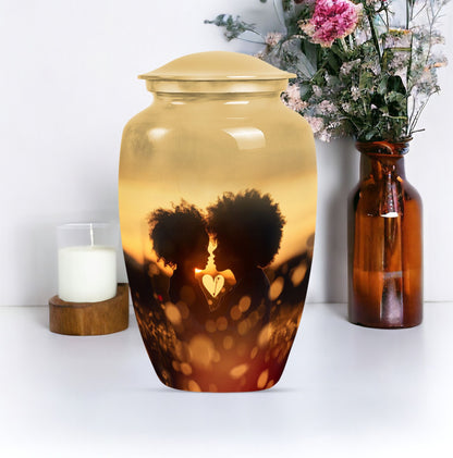 mother love Urn, classic burial urn for adult female