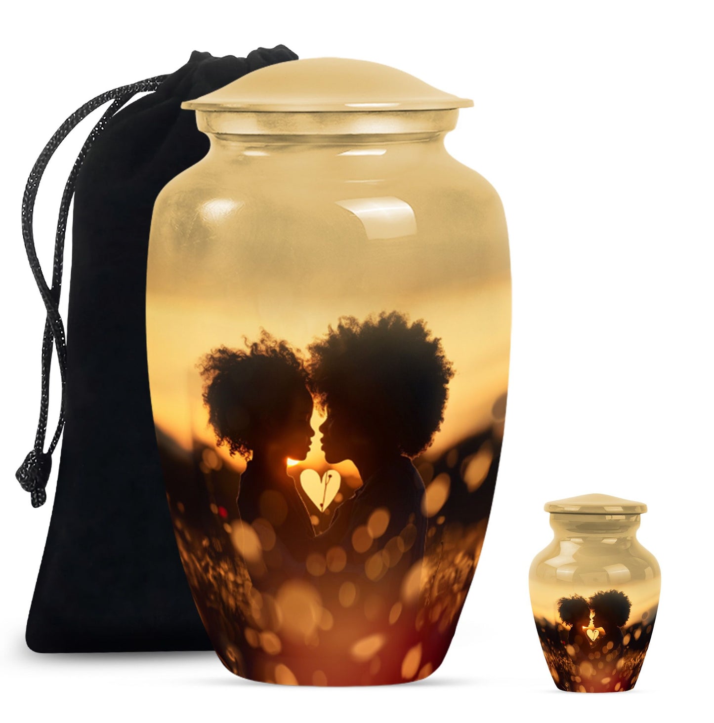 mother love Urn, classic burial urn for adult female
