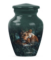  Lion classic urn crafted from  for commemorative ashes
