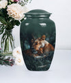  Lion classic urn crafted from  for commemorative ashes