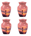 Ocean Fishing Cremation Urns For Ashes - Pink Memorial Urn For Father