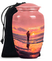 Fishing Urn, a memorial cremation urn for women