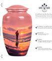 Fishing Urn, a memorial cremation urn for women