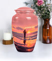 Fishing Urn, a memorial cremation urn for women