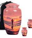 Fishing Urn, a memorial cremation urn for women