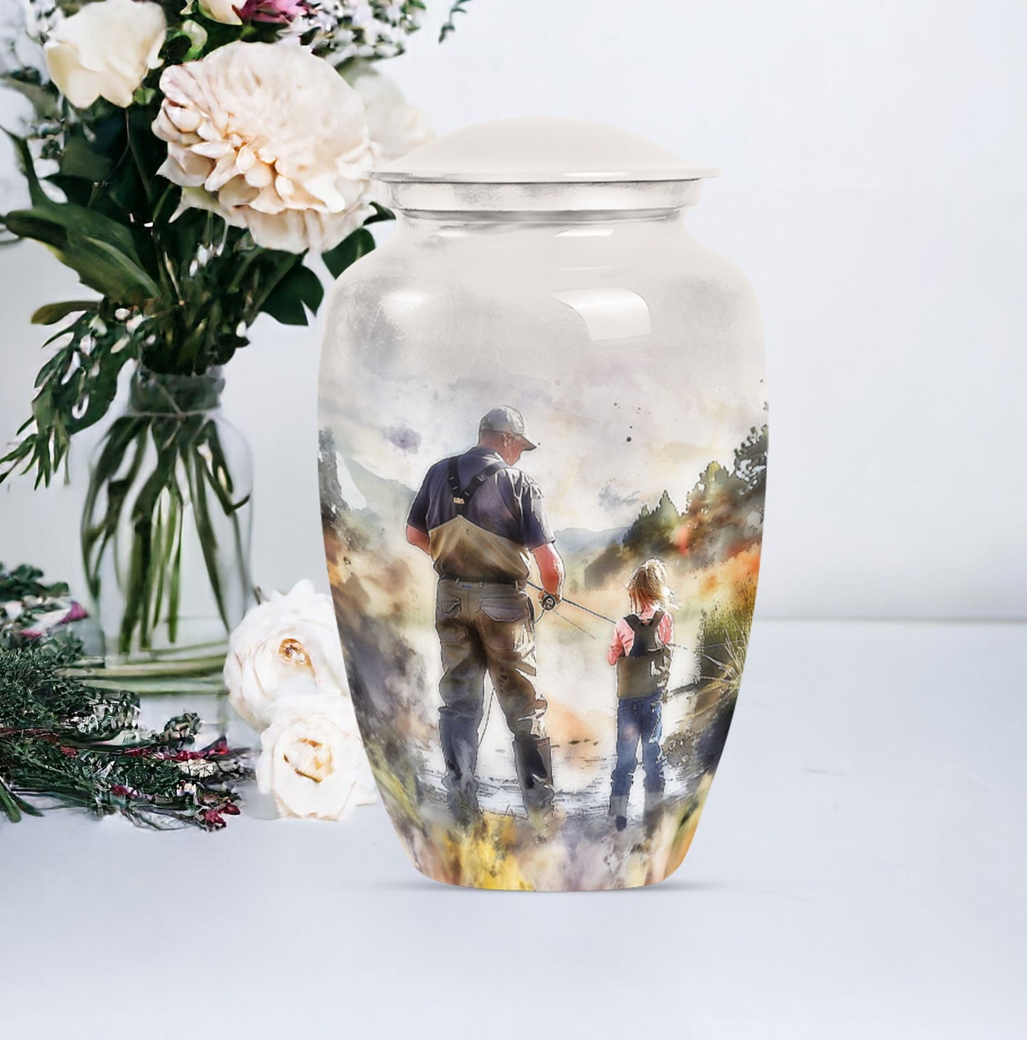 Classic 10-inch Fishing Urn
