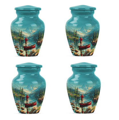 Fishing Boat Memorial Urn For Ashes - Artistic Cremation Urn For Funeral