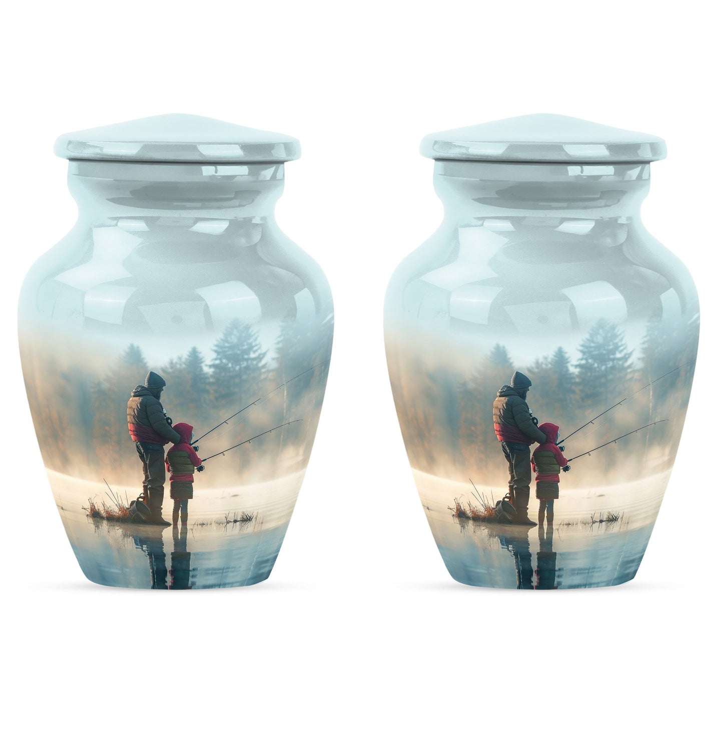 Personalized Fish Cremation Urn for Pet Ashes - 10-inch, 200 cu in - Yatskia