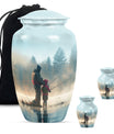Fishing Adult Cremation Urns For Ashes - Father And Daughter Memorial Urn