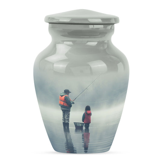 Personalized Fish Cremation Urn for Pet Ashes - 10-inch, 200 cu in - Yatskia