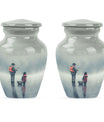 Fishing Memorial Urn For Fathers - Fishermen Cremation Urn For Funeral