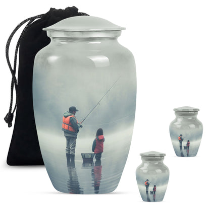 Personalized Fish Cremation Urn for Pet Ashes - 10-inch, 200 cu in - Yatskia