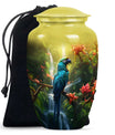 Parrot Cremation Urn – Tropical Bird Urn for Ashes Keepsake